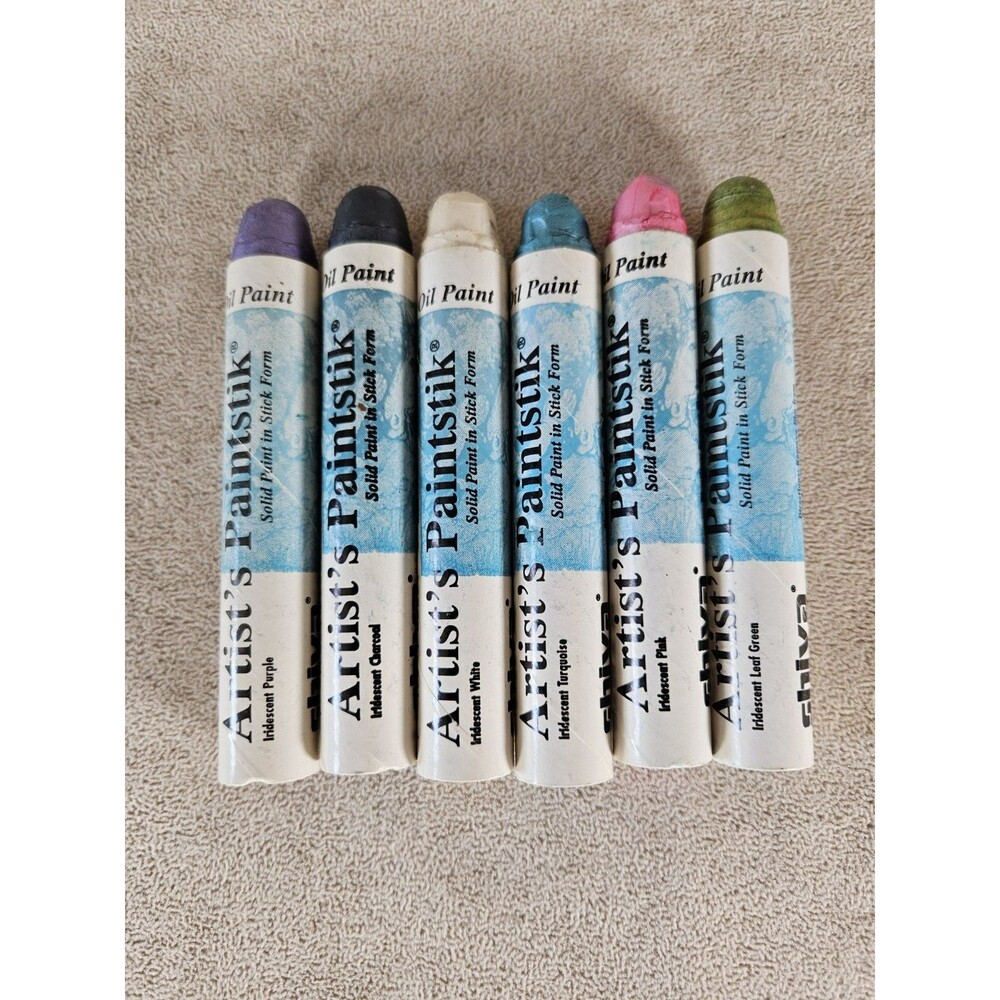 Jack Richeson 121301 Shiva Oil Paintstik Iridescent Fashion Colors Set Of 6
